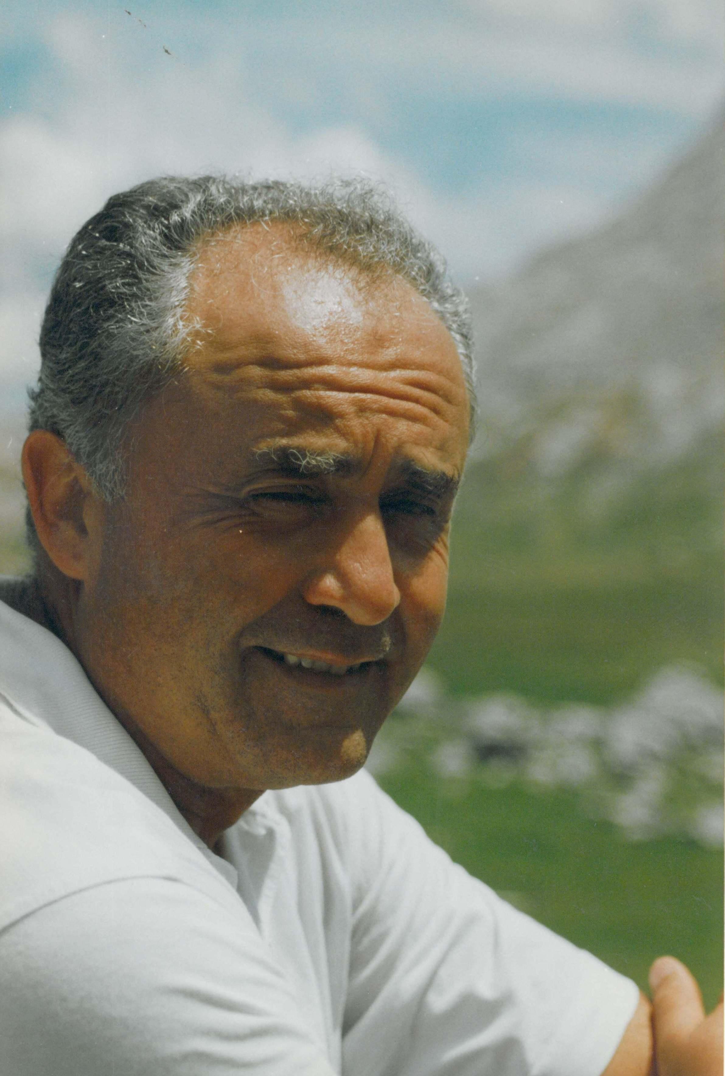 Juan Coello, padre del entrevistado, en una imagen de archivo