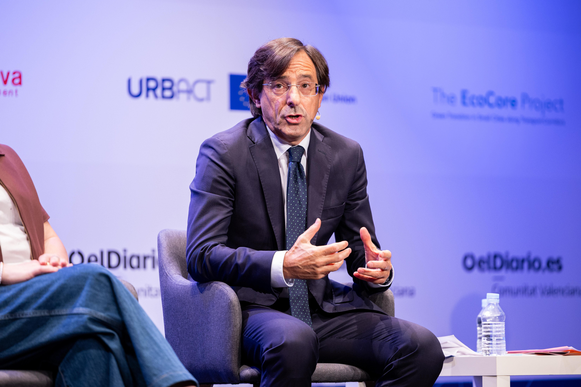 Luis Rodriguez, presidente del Puerto de Alicante, en el II Foro Municipalista Corredor Mediterráneo.