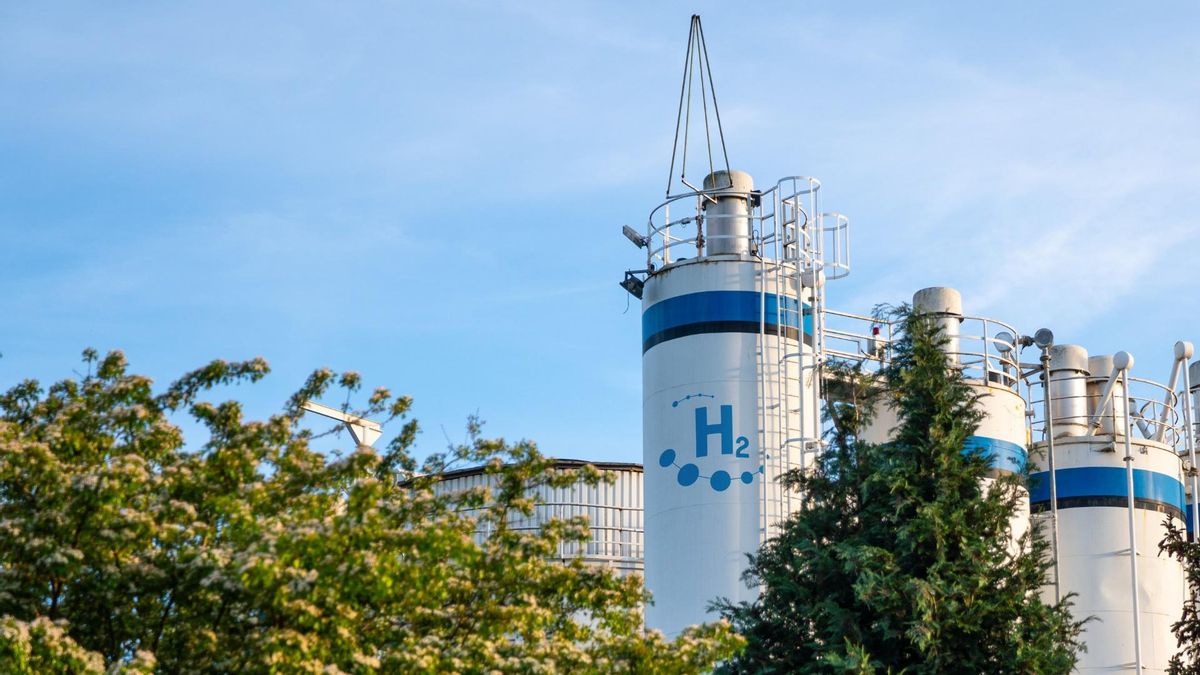 Una planta de hidrógeno renovable.