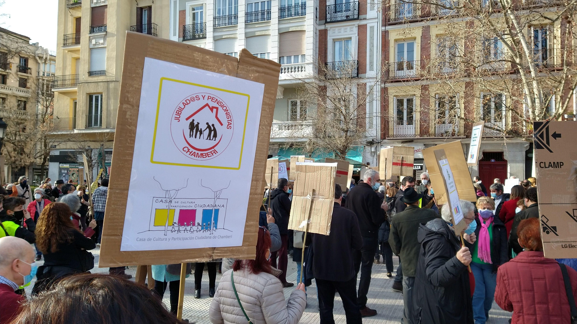 Concentración Casa Cultura - Jubilados y pensionistas
