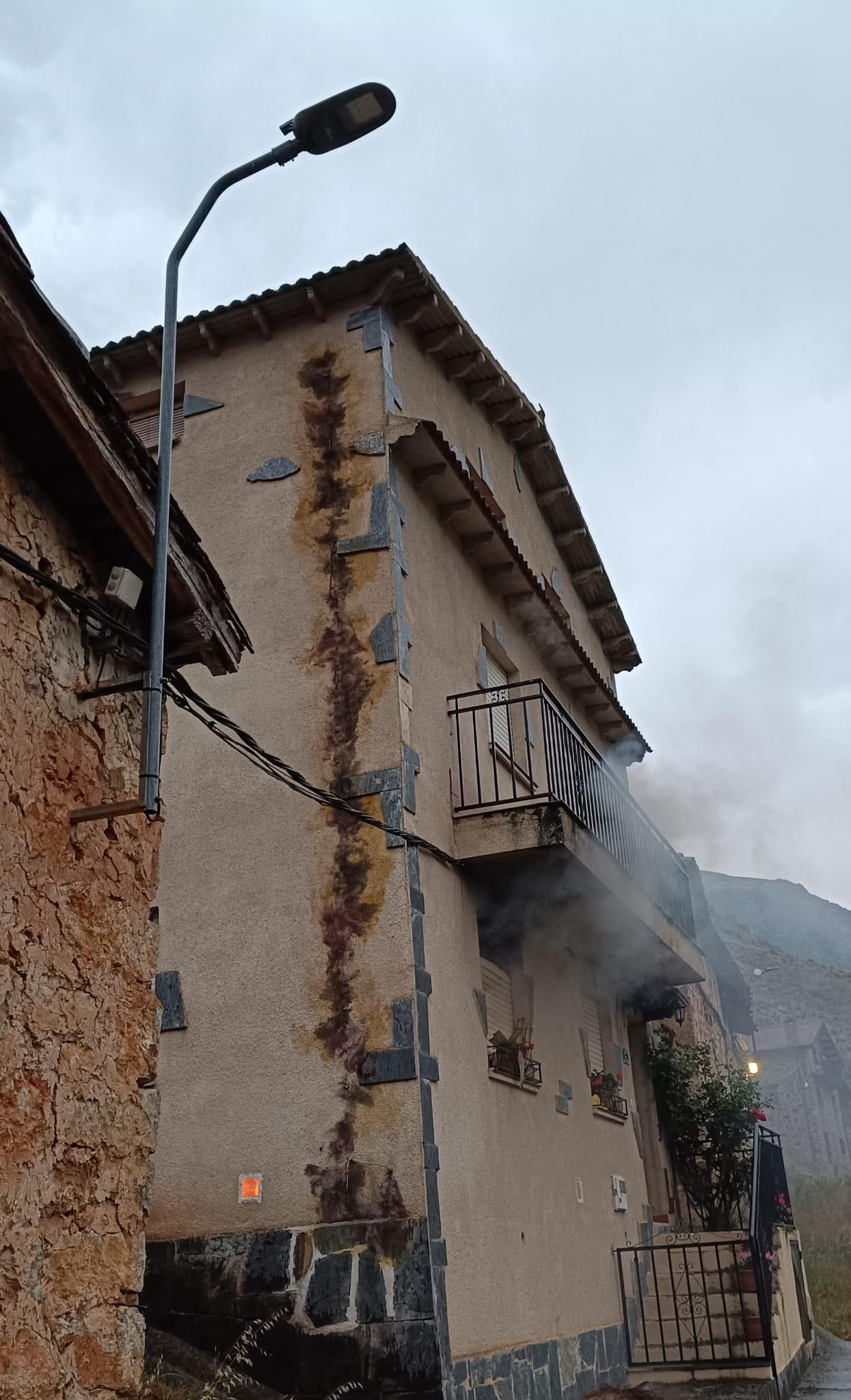 Rayo que entró a la vivienda de Brieva de Cameros