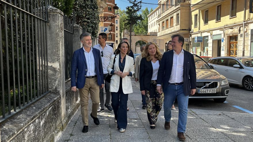 La secretaria general del PP, Cuca Gamarra, participa en Burgos en el acto '2023-2025: dos años de impulso a los ayuntamientos'