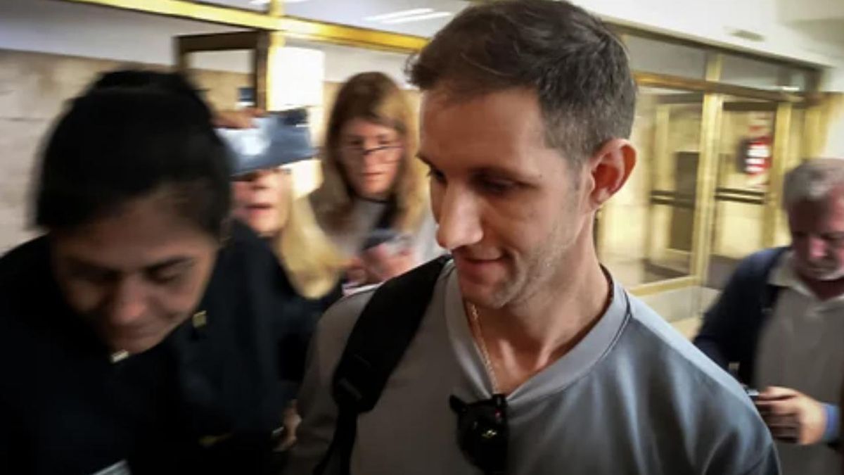 Leandro Maino, en Comodoro Py.