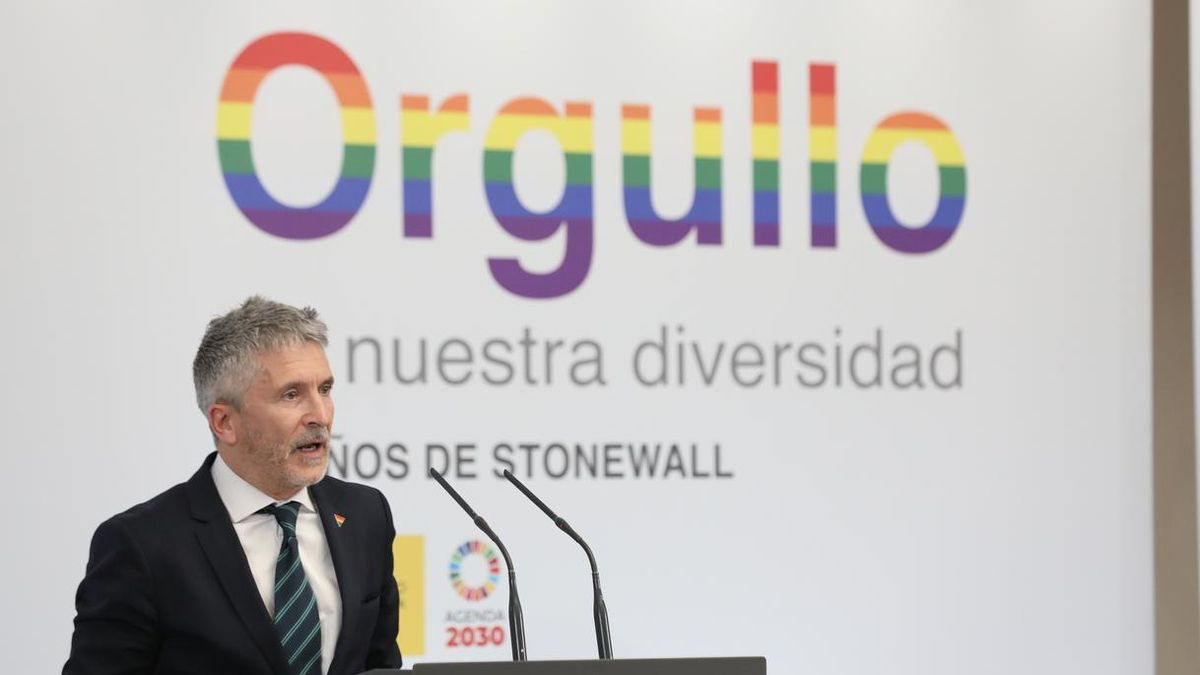 Marlaska critica a Cs por "pactar de forma obscena con quien limita derechos LGTBI": "Eso debe tener consecuencias"