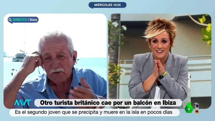 El divertido momento de Cristina Pardo en 'Más vale tarde' con un entrevistado que hablaba sin parar: "¡Valeriano!"