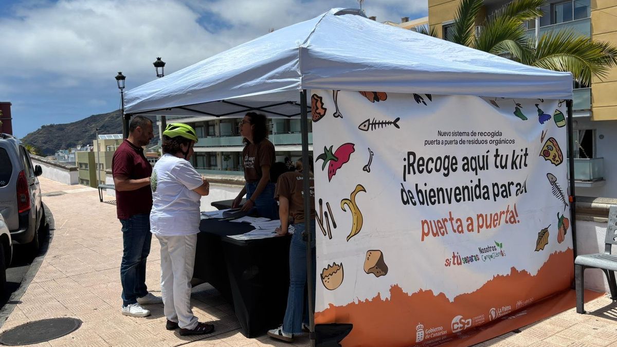 Los Llanos de Aridane inicia la campaña informativa sobre el nuevo sistema de recogida separada de biorresiduos