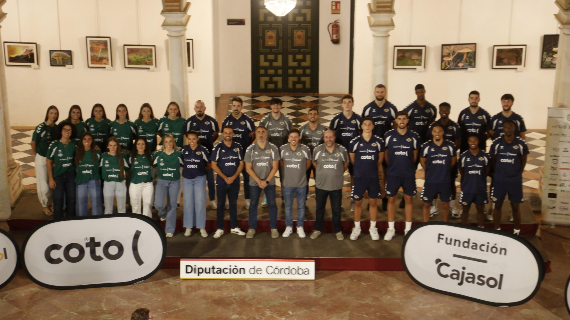 Presentación de los equipos del Cajasol Coto Córdoba CB