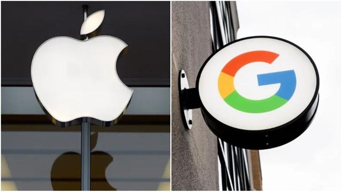 Logos de Apple y Google