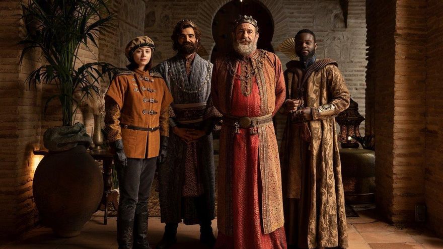 Los reyes magos y su paje en versión española