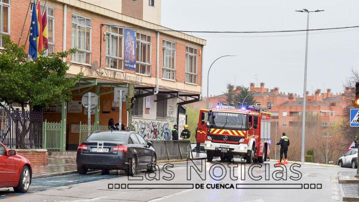 Desalojado un instituto en Cuenca tras comenzar a salir humo de una caldera