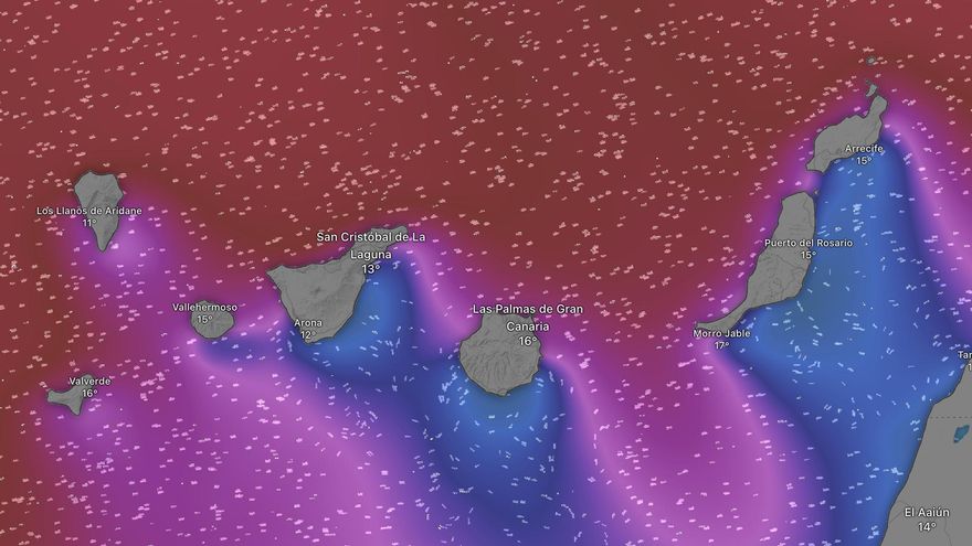 Avisos amarillos en cuatro islas de Canarias este viernes