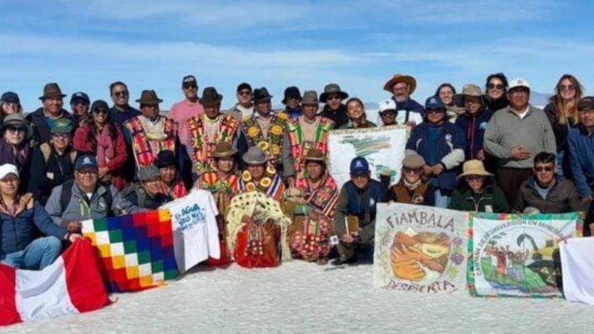 Reunión de líderes y lideresas en Oruro, Bolivia.
