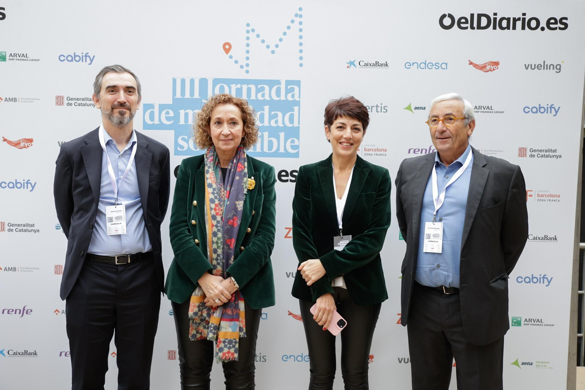 Ignacio Escolar, Ester Capella, Rosalía Lloret y José Sanclemente