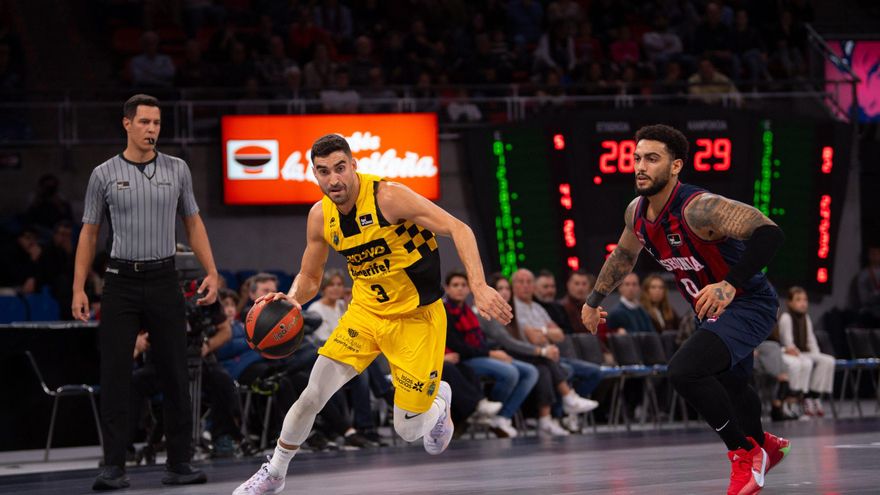 El Lenovo sucumbe frente al Baskonia en el duelo de triplistas