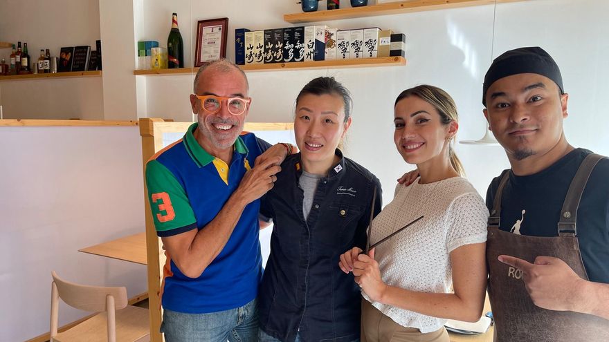 Kiko, Teresa Moon, Catha y Rohy en El Bento Japonés