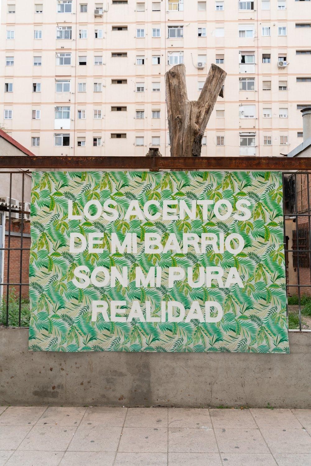 Otro de los toldos de Anaïs Florin