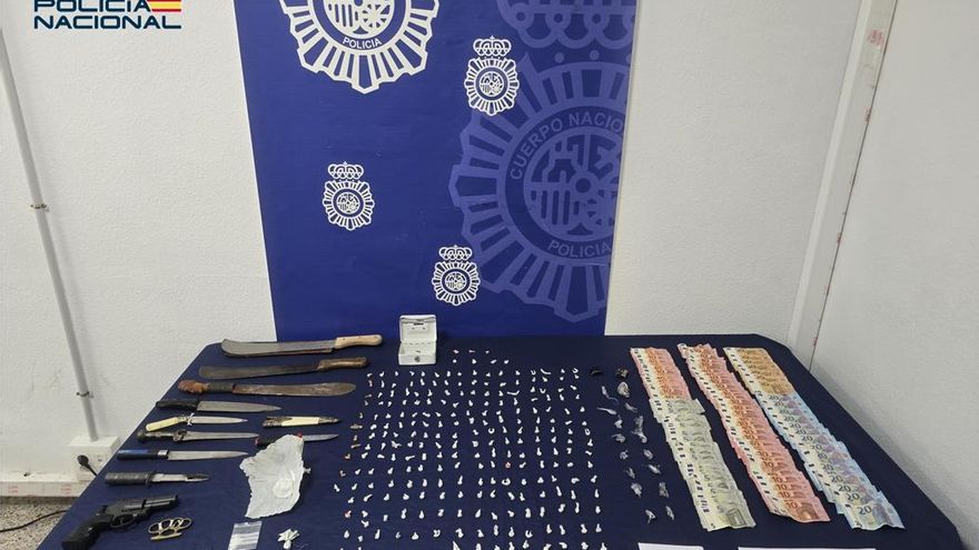 Desmantelado un punto de venta de crack en el barrio de Ofra