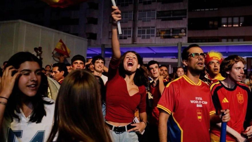 Donostia, Irún y Eibar se suman a Vitoria y pondrán pantallas gigantes para la final de España en el Mundial de fútbol