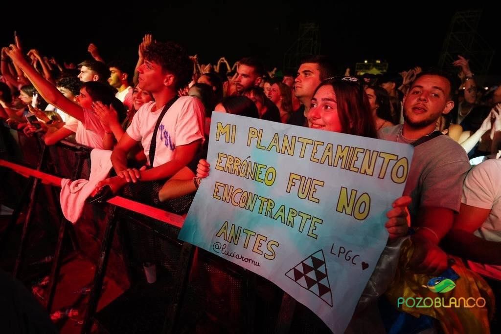 El concierto de Quevedo en Pozoblanco, en imágenes