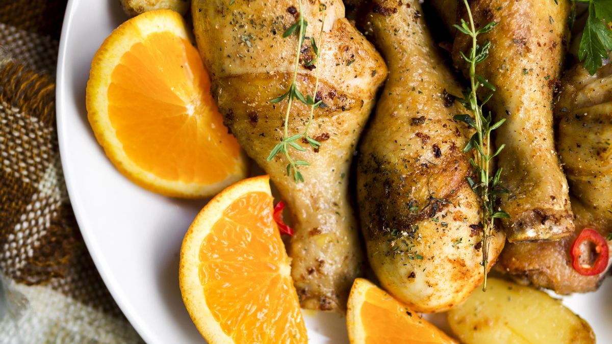 Pollo a la naranja