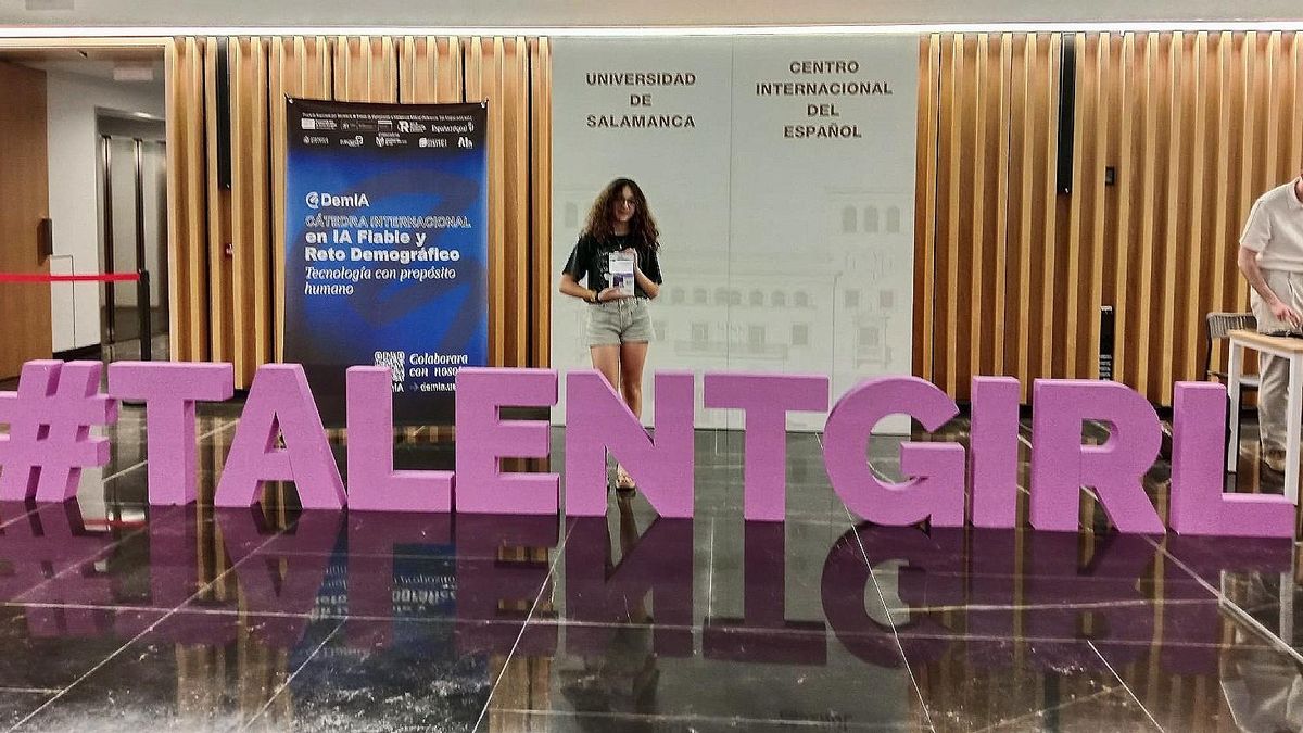 De las aulas leonesas a la vanguardia tecnológica: Aisha Peña brilla en los Premios STEM Talent Girl