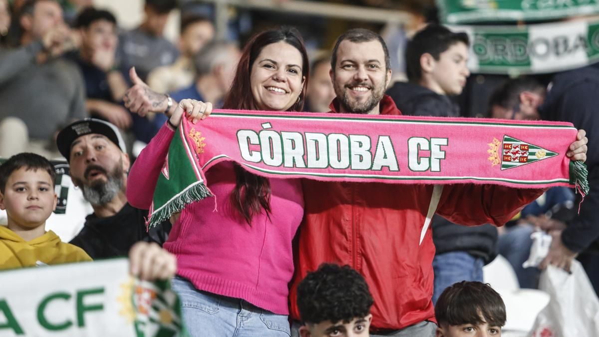 Grada Blanquiverde del Córdoba CF - FC Andorra