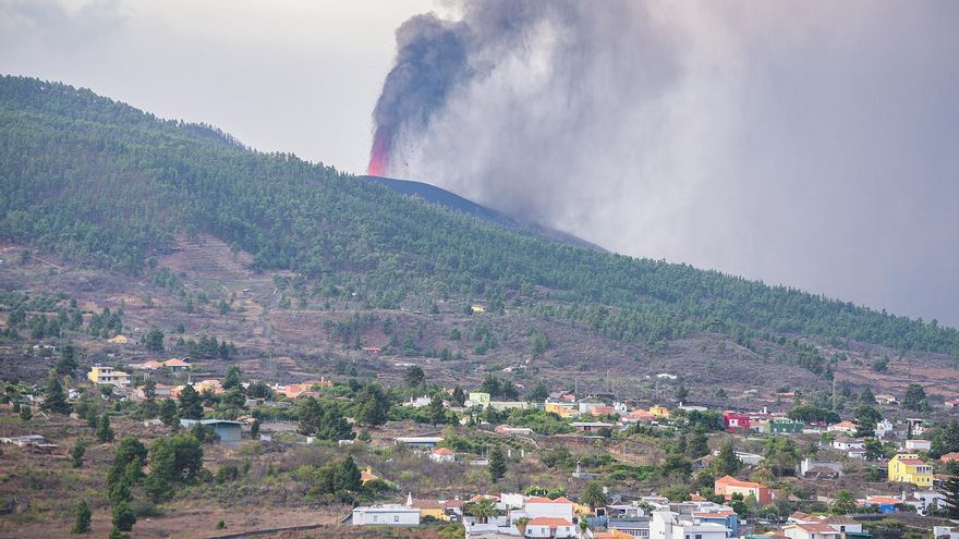 Quinto día de erupción volcánica. / FOTO: ABIÁN SAN GIL HERNÁNDEZ