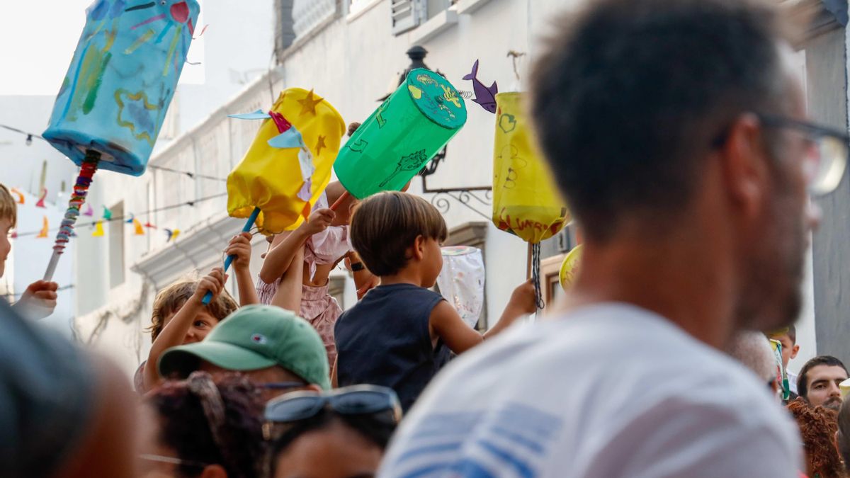 Retreta Infantil de Agaete, celebrada este domingo 2 de agosto.