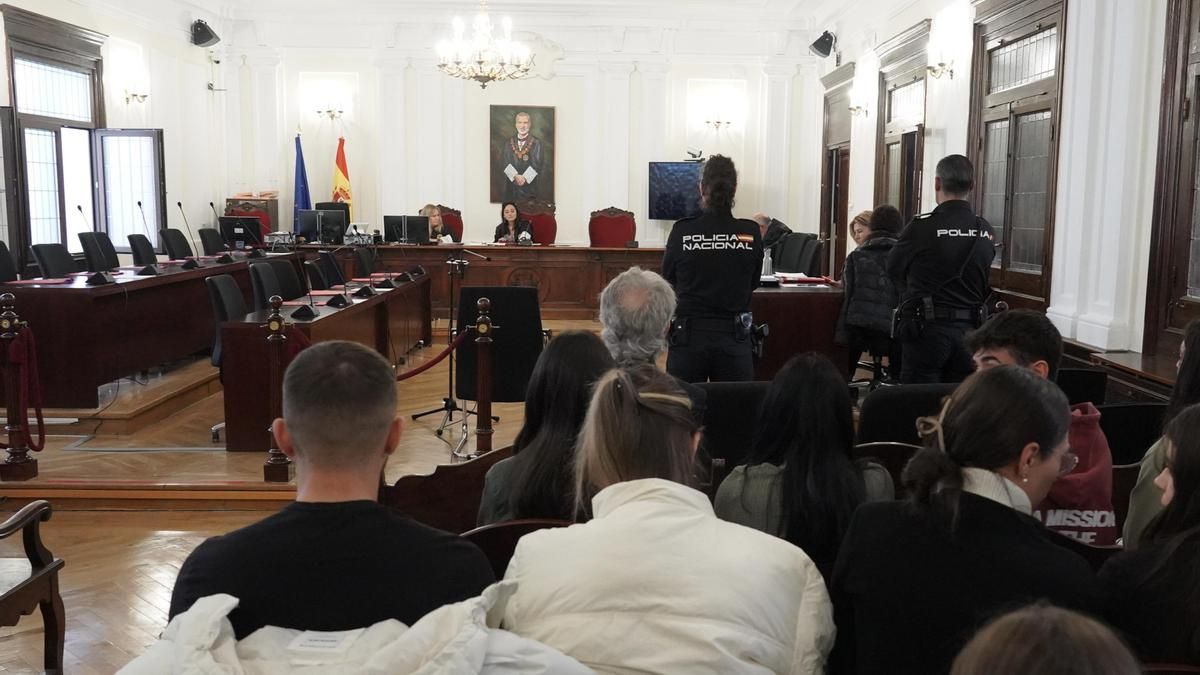 Juicio con jurado popular en la Audiencia Provincial de León, imagen de archivo.