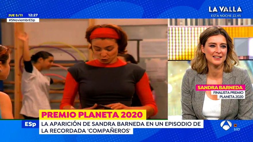 Sandra Barneda recuerda 'Compañeros' en 'Espejo Publico'