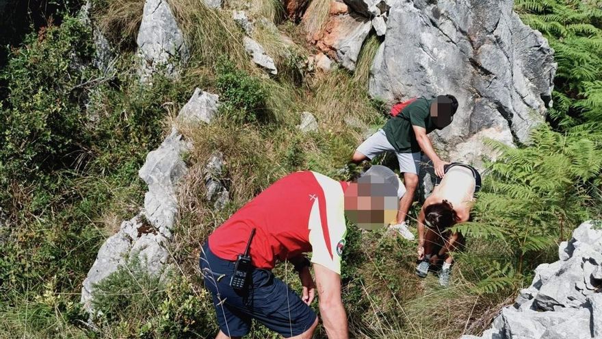 Rescate de dos senderistas.