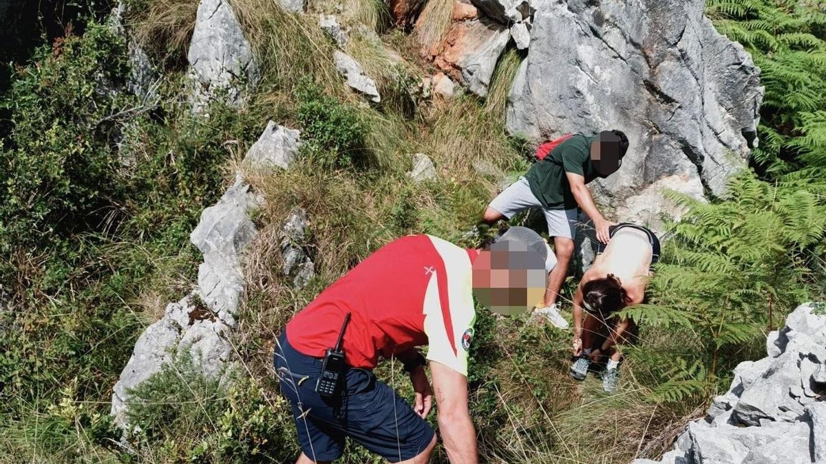 Rescate de dos senderistas.