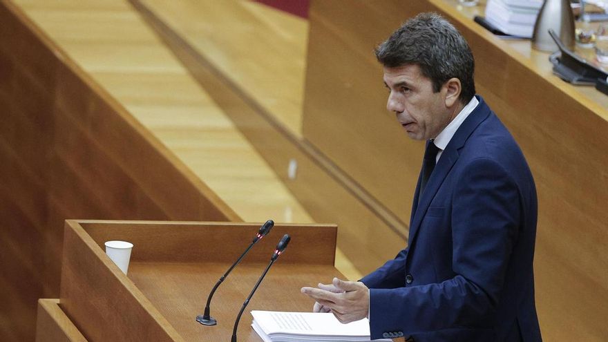 El president de la Generalitat, Carlos Mazón comparece ante Les Corts para rendir cuentas de lo que hizo el 29 de octubre.