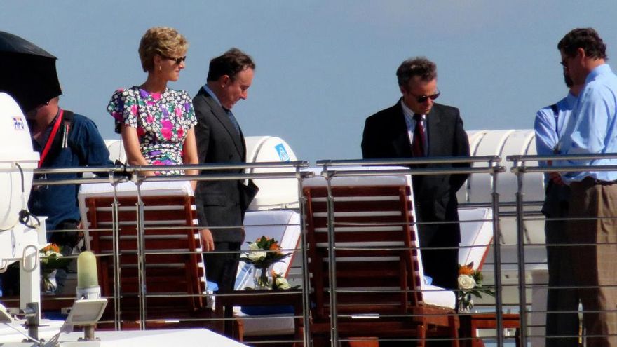 Imagen del rodaje de la quinta temporada de 'The Crown' en Mallorca