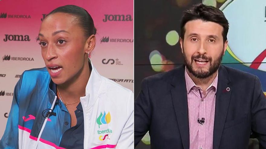 Ana Peleteiro carga contra RTVE por no "priorizar" el atletismo en Teledeporte, y Paco Caro le responde con pulla incluida
