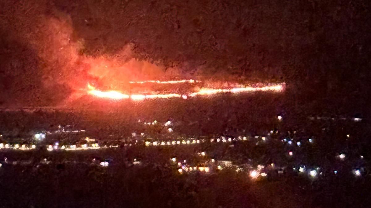 Imagen del incendio.