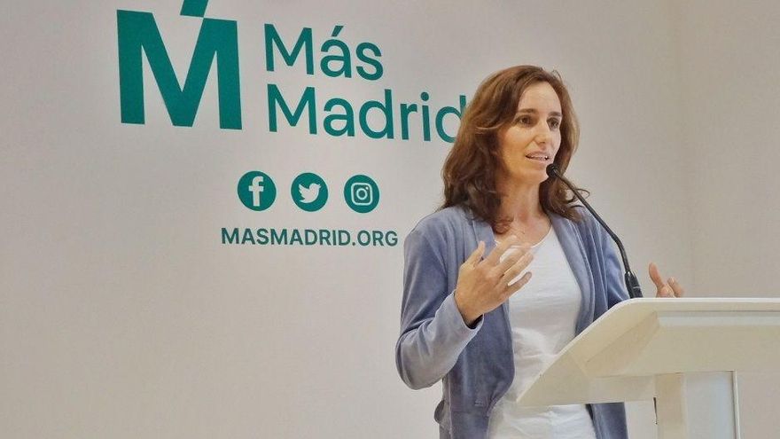 Archivo - La líder autonómica de Más Madrid, Mónica García.