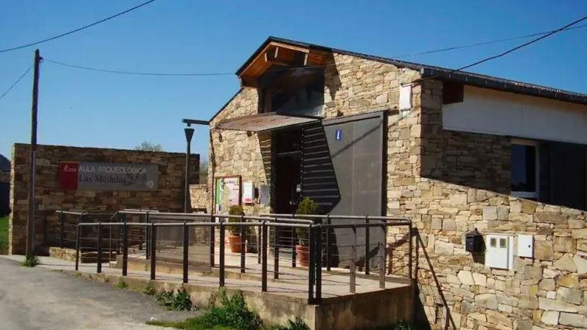 Imagen de archivo del Aula Arqueológica de Las Médulas antes de quemarse.