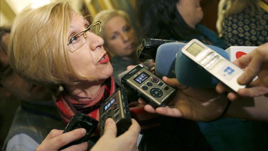 Rosa Díez dice que para controlar los escraches no hace falta que lo diga el fiscal