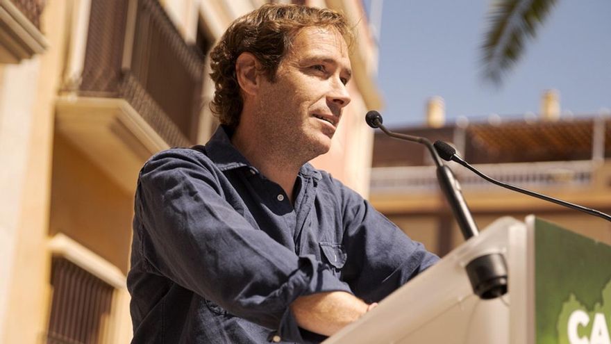 El presidente de Vox Sevilla y parlamentario de la formación, Javier Cortés, en una foto de archivo.