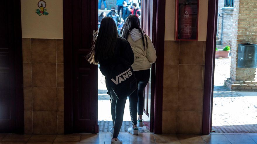 La mayoría de las aulas cerradas (el 61 %) son aulas de Educación Infantil. EFE/Ismael Herrero/Archivo