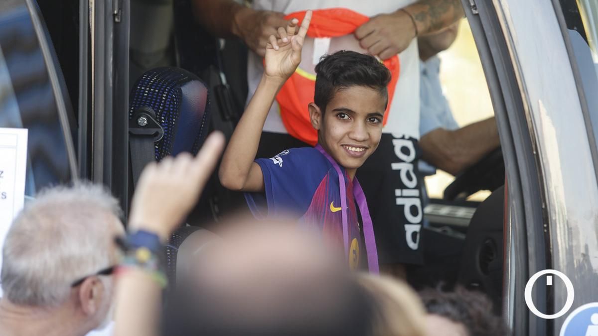 Despedida de los niños saharauis del programa 'Vacaciones en Paz', en 2025