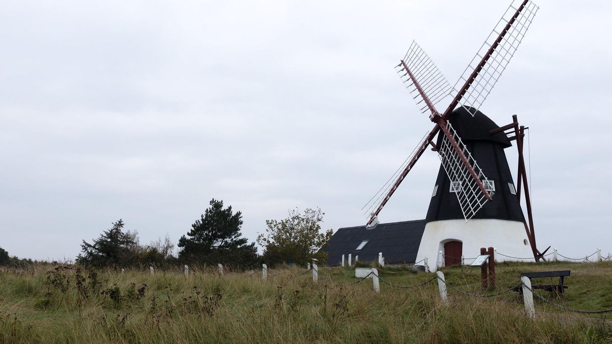 Molino en la isla de Mando.