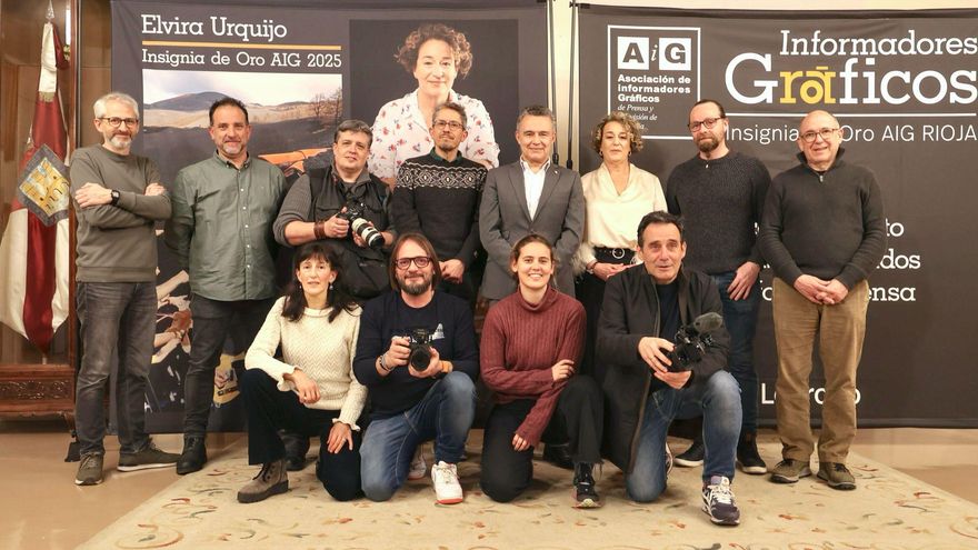 Elvira Urquijo Álamo, insignia de oro 2025 y socia de honor de la Asociación de Informadores Gráficos de Prensa y Televisión de La Rioja