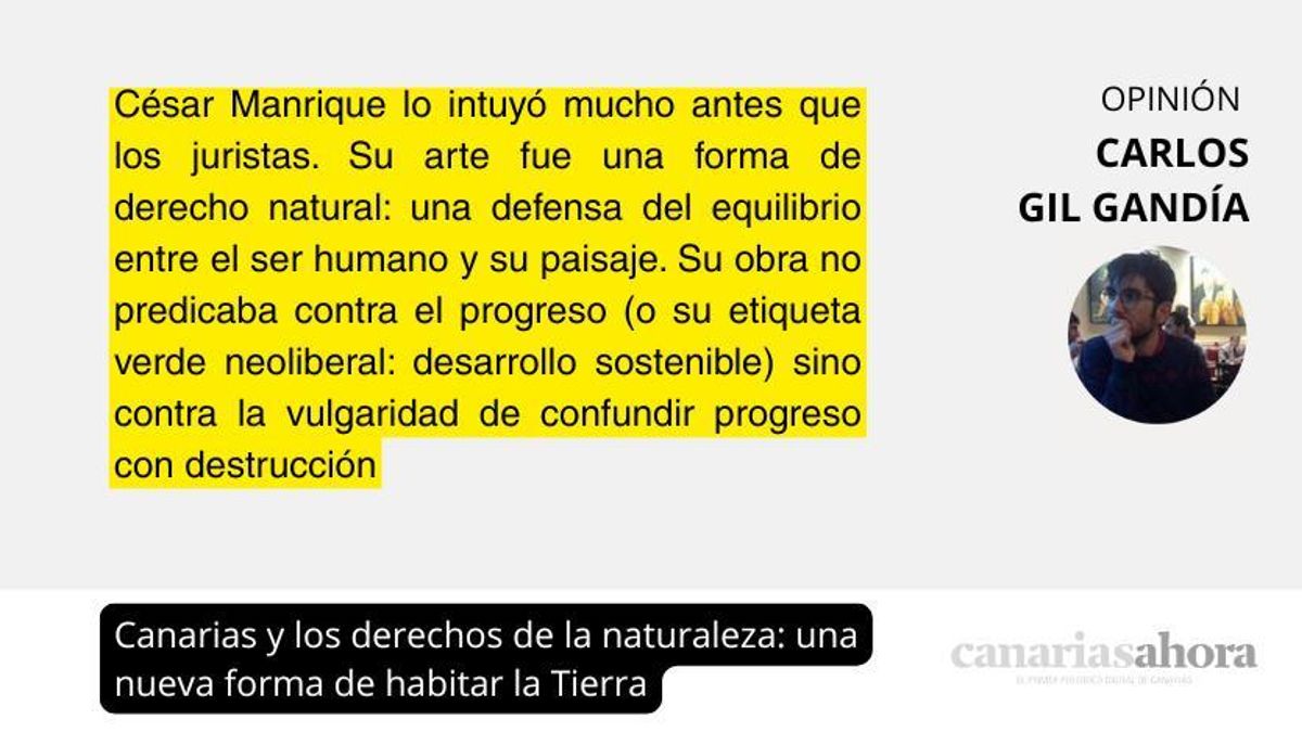Canarias y los derechos de la naturaleza: una nueva forma de habitar la Tierra