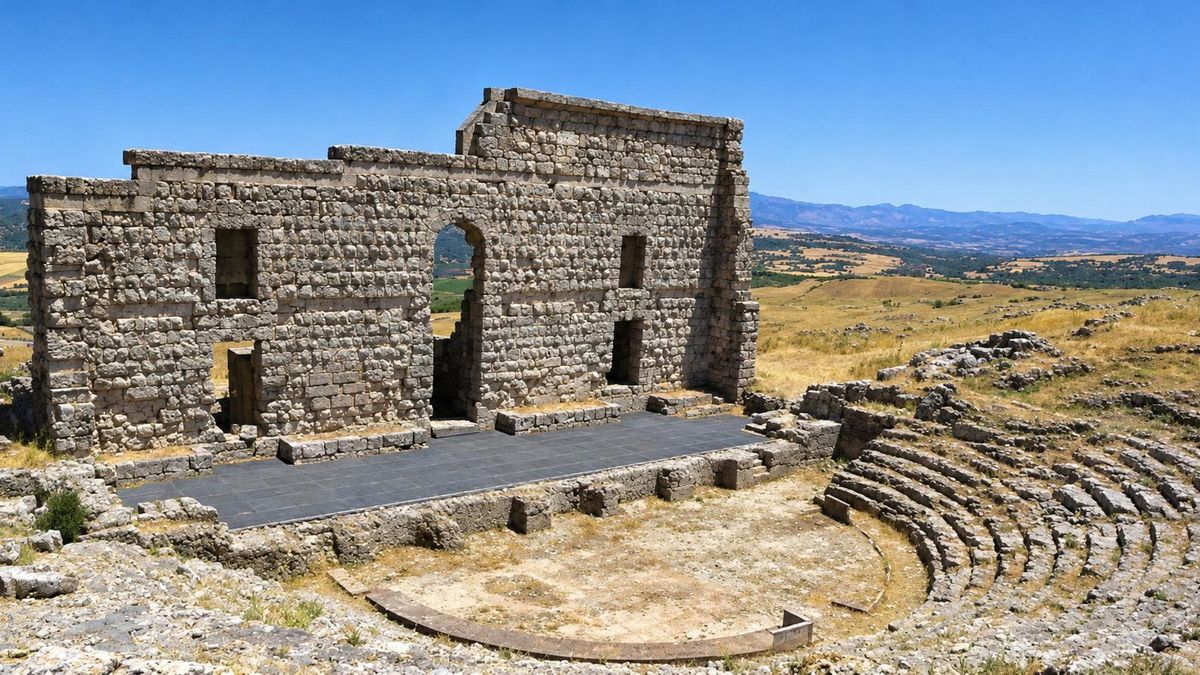 Teatro Romano de Acinipio, en Málaga.