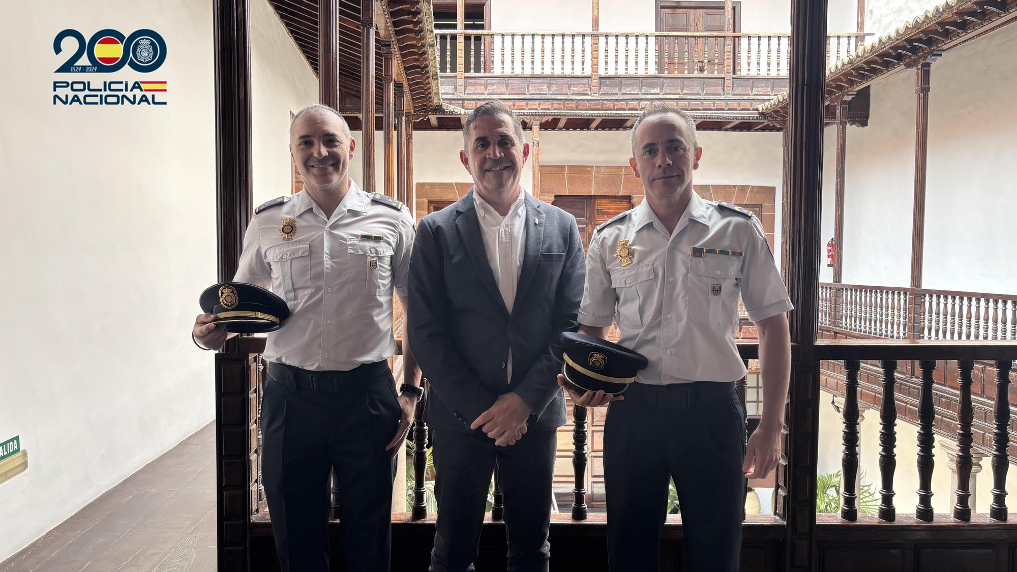 La Policía Nacional participa en La Palma en el I Foro de Gobernanza del Patrimonio Cultural de Canarias.