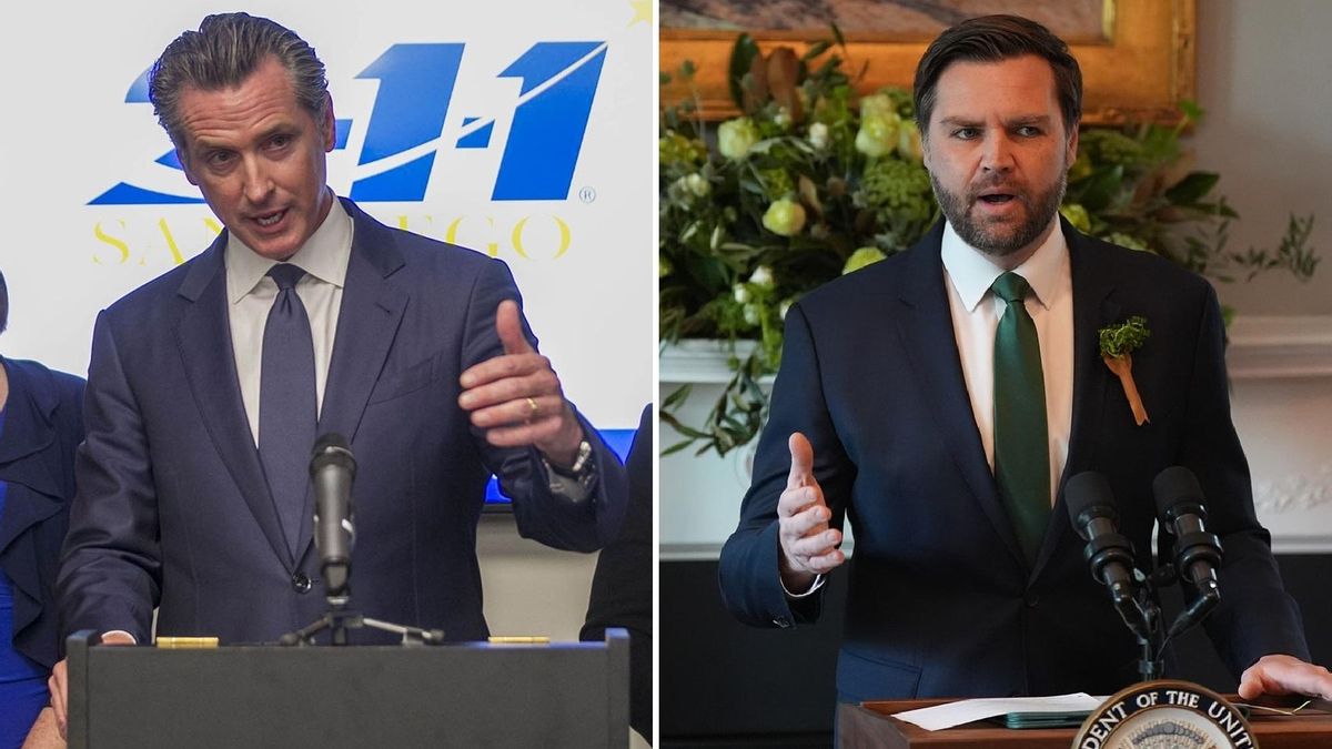 El gobernador de California que se opone al despliegue de la Guardia Nacional se enzarza en redes con JD Vance: "Haz tu trabajo"