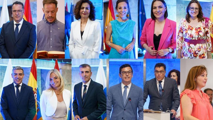 El nuevo Gobierno canario dispara el número de altos cargos y el gasto en consejerías: el PSOE pide a CC y PP que lo expliquen