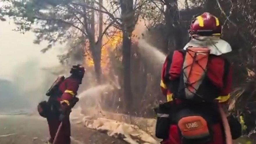 Última hora sobre los incendios: los fuegos en Madrid se unen en un frente común y obligan a desalojar más municipios
